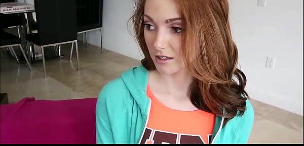  Hot Teen Red Head Creampie From PIzza Guy For PIzza Money